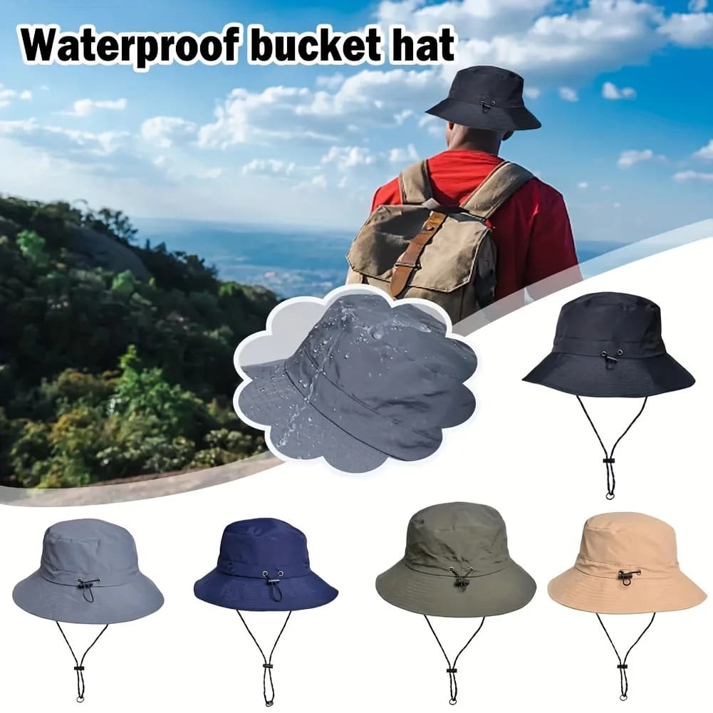 Chapeau de pêche à large bord protection UV séchage rapide et respirant pour l'été