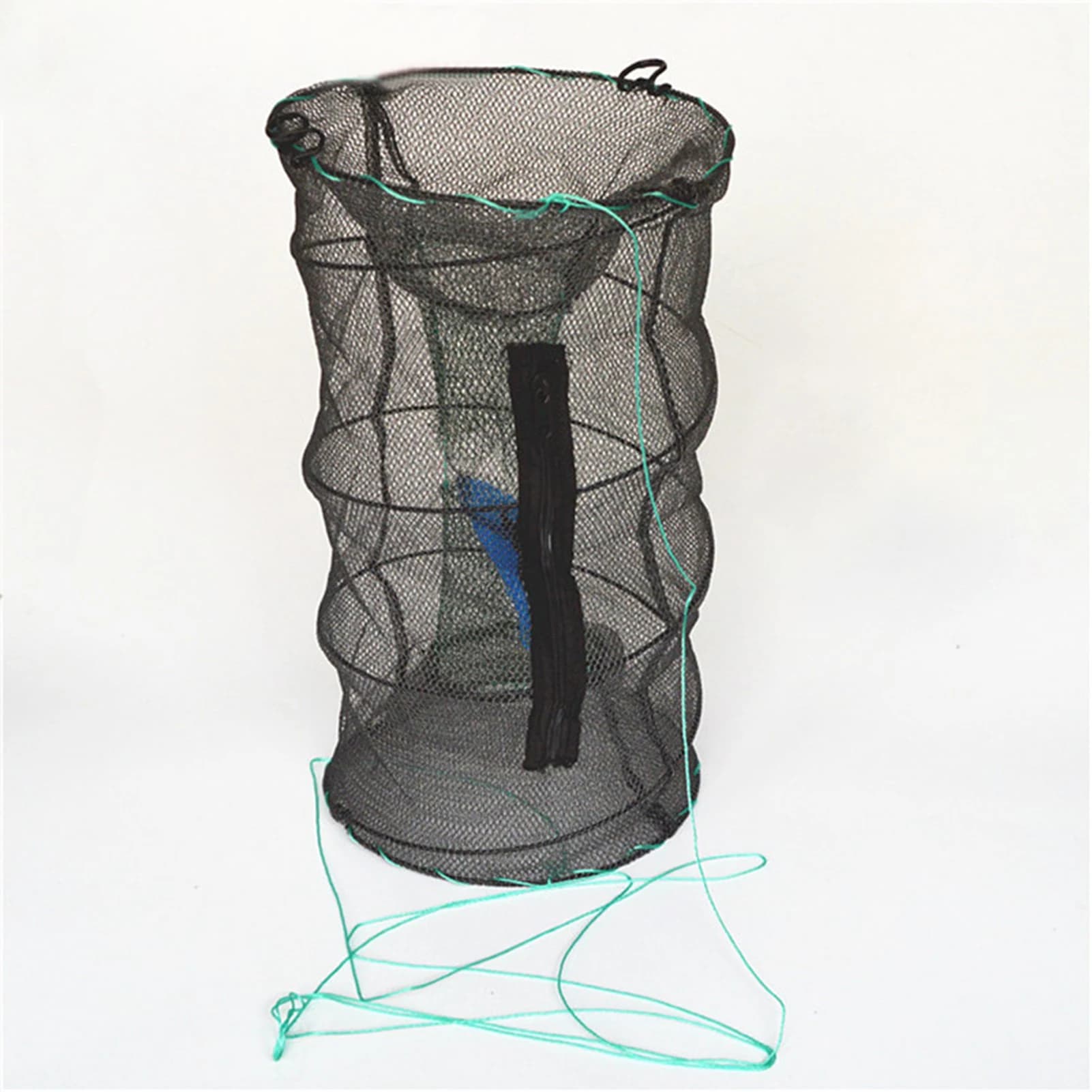 Filet de pêche pliable et réutilisable, cage à poissons universelle pour toutes les espèces