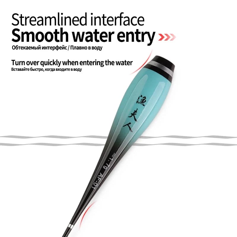 3 pièces corps de flotteur nano + 3 tubes bouchon lumineux sans queue CR425 pour pêche en mer et lac