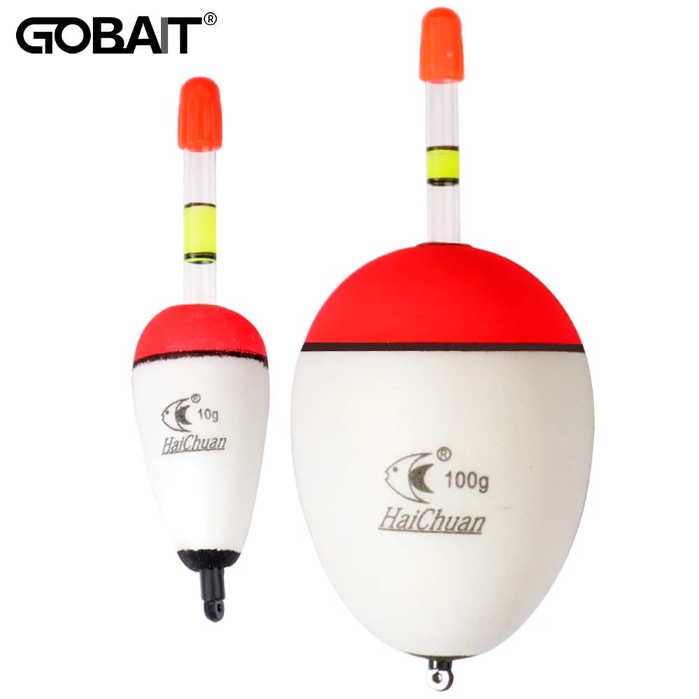 Flotteur de pêche lumineux pour nuit avec lest réglable de 10g à 100g en mousse EVA