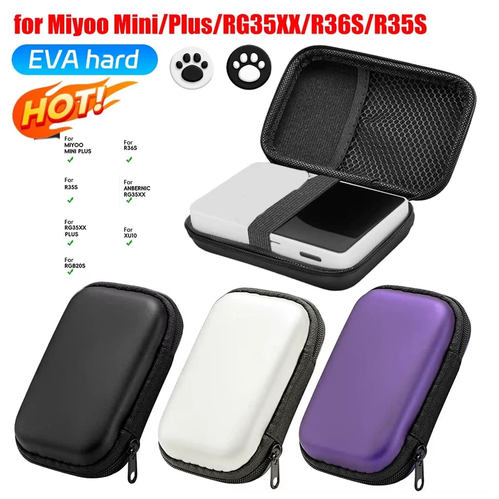 Étui de protection rigide pour R35S et R36S - Anti-rayures et anti-choc avec filet et sangle