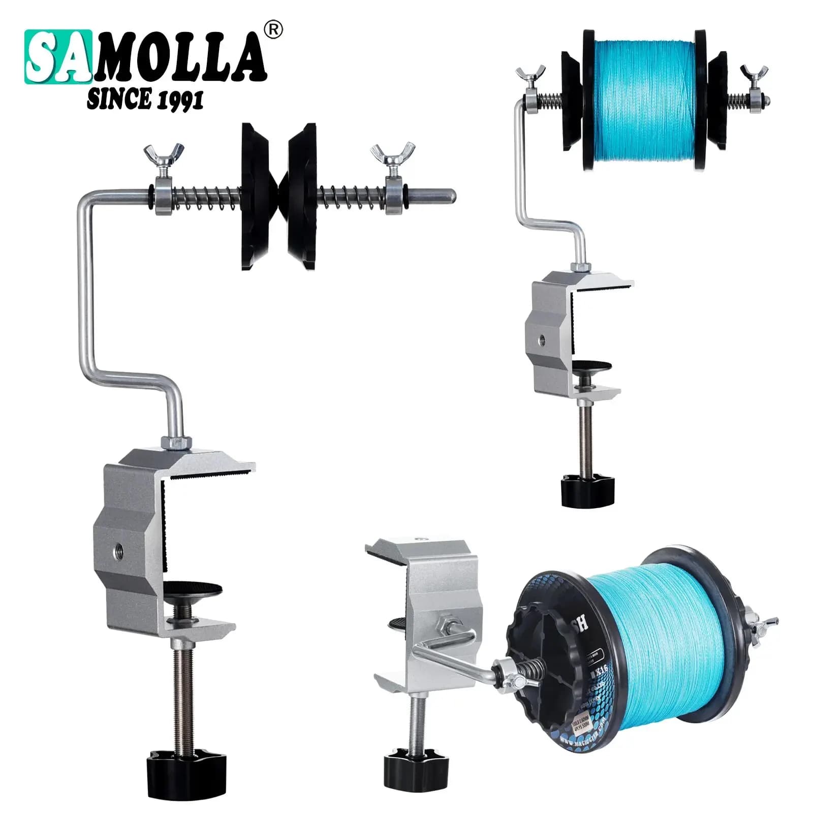 Machine à enrouler ligne de pêche portable pour moulinet baitcasting et spinning