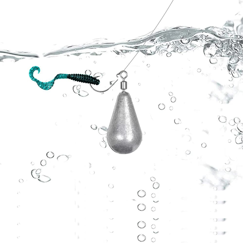 Lot de 10 plombs souples pour leurres de 3.5g à 20g | Poids pour pêche du