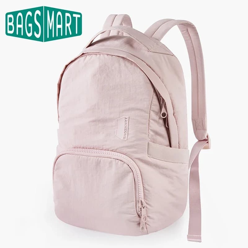 Sac à dos femme BAGSMART anti-vol - Sac ordinateur 13 pouces kawaii étanche nylon pour école et voyage