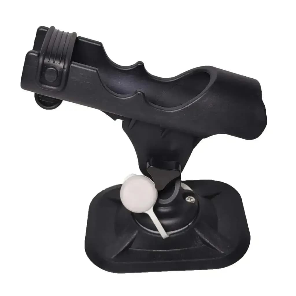 Porte-canne pêche pour kayak sur rail coulissant - support cannes bateau gonflable et dinghy