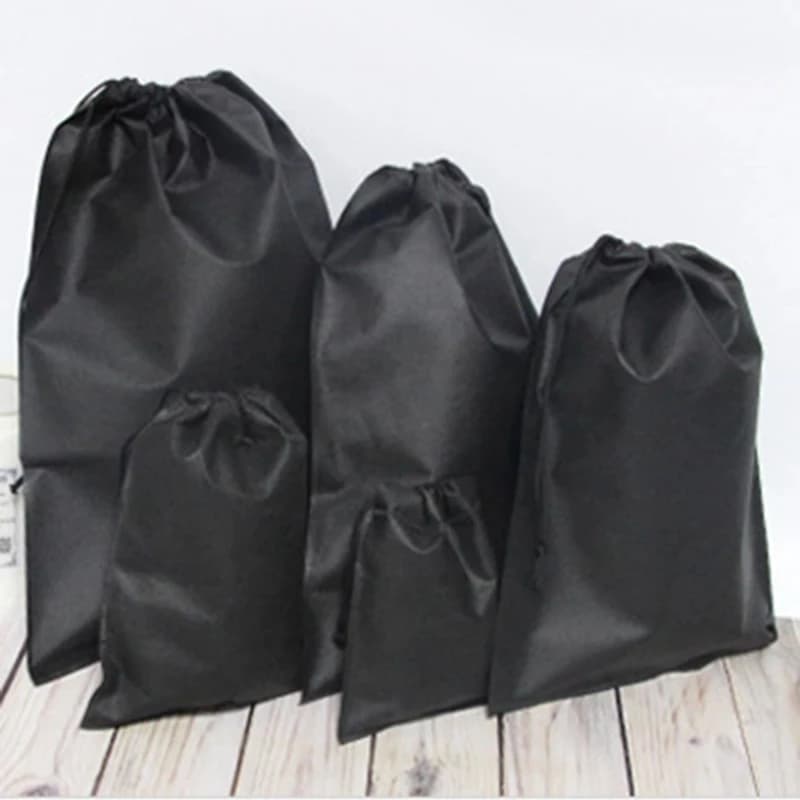 Pochette de rangement étanche nylon à cordon - Sac multifonction voyage sport chaussures sous-vêtements