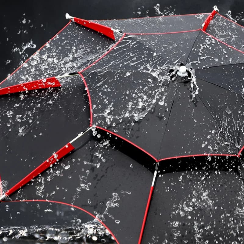 Parapluie de pêche anti-UV 360° ajustable imperméable grand format pour camping et extérieur