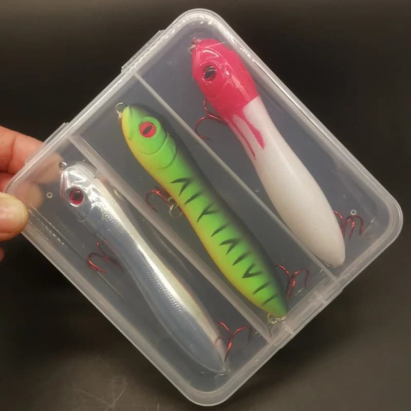 Leurres flottants pencil bait 10cm - Popper top water pour pêche en surface excitante
