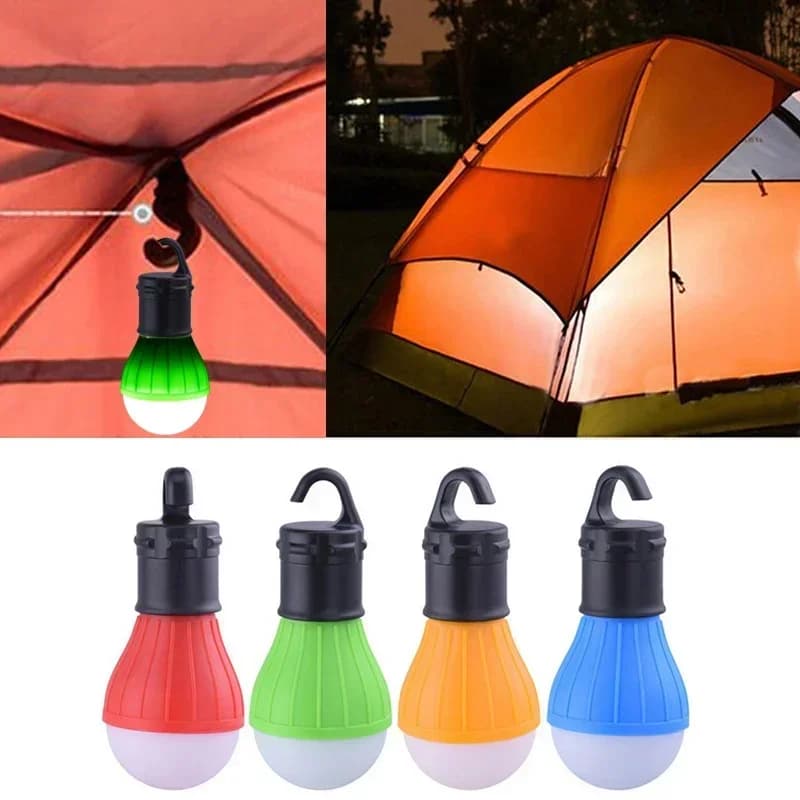 Lampe de camping LED portable 3 lumières suspendue pour tente, équipement pêche et randonnée - macroupta