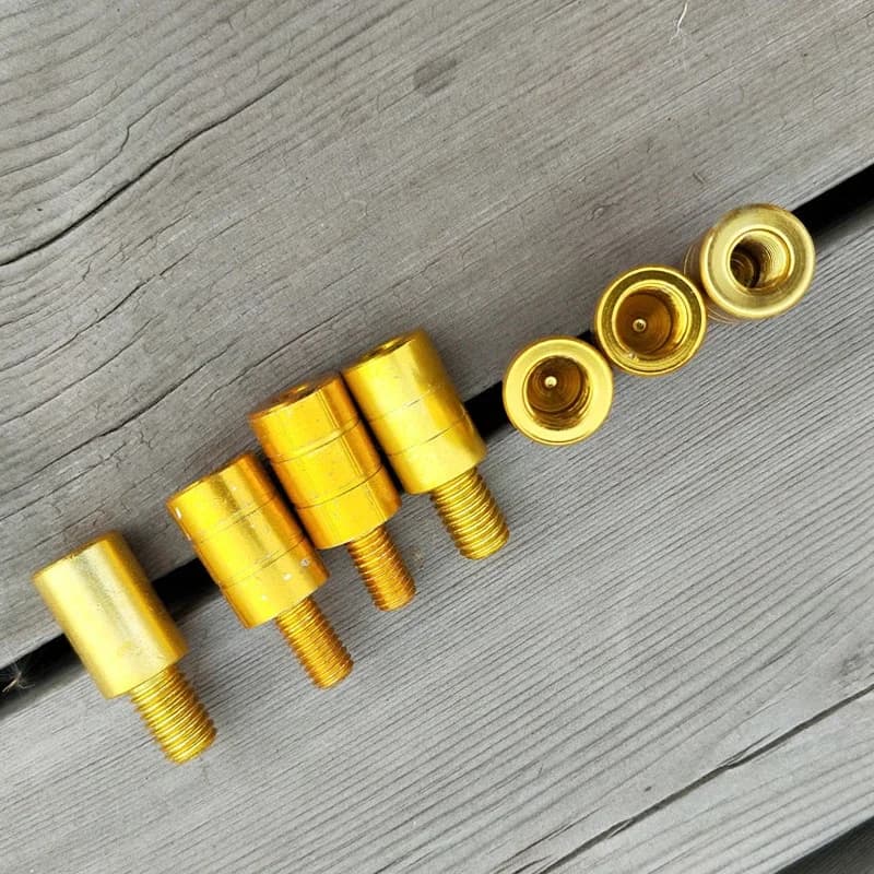 Connecteur support canne pêche filet M8 M10 M12 adaptateur tête harpon épuisette accessoire