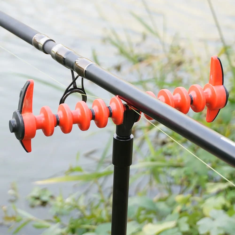 Support de canne feeder Hirisi AC206 rouge pour buzz bars et alarmes de touche - Accessoire terminal