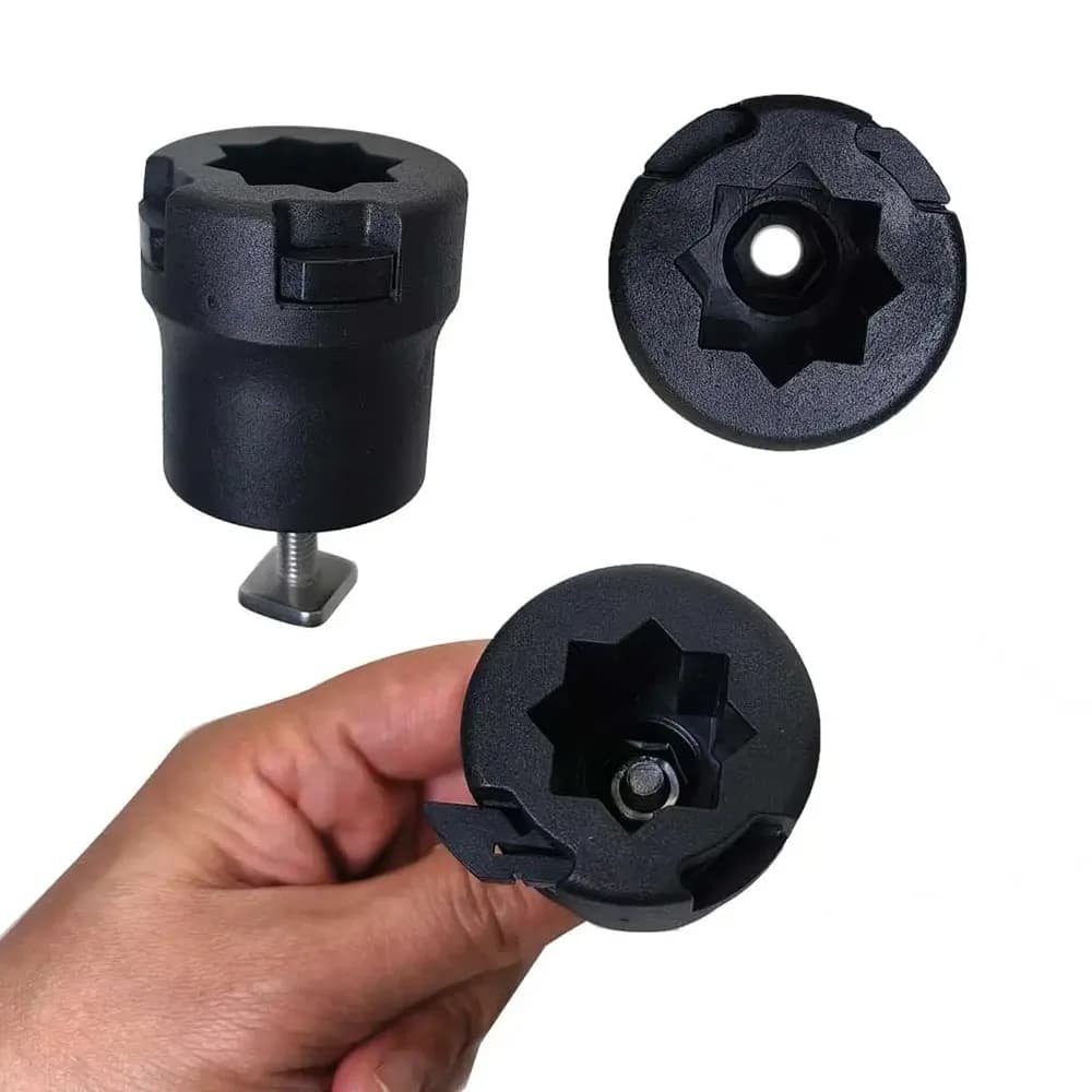 Adaptateur rail coulissant kayak canoë pour GPS sondeur poissons montage base étoile pêche