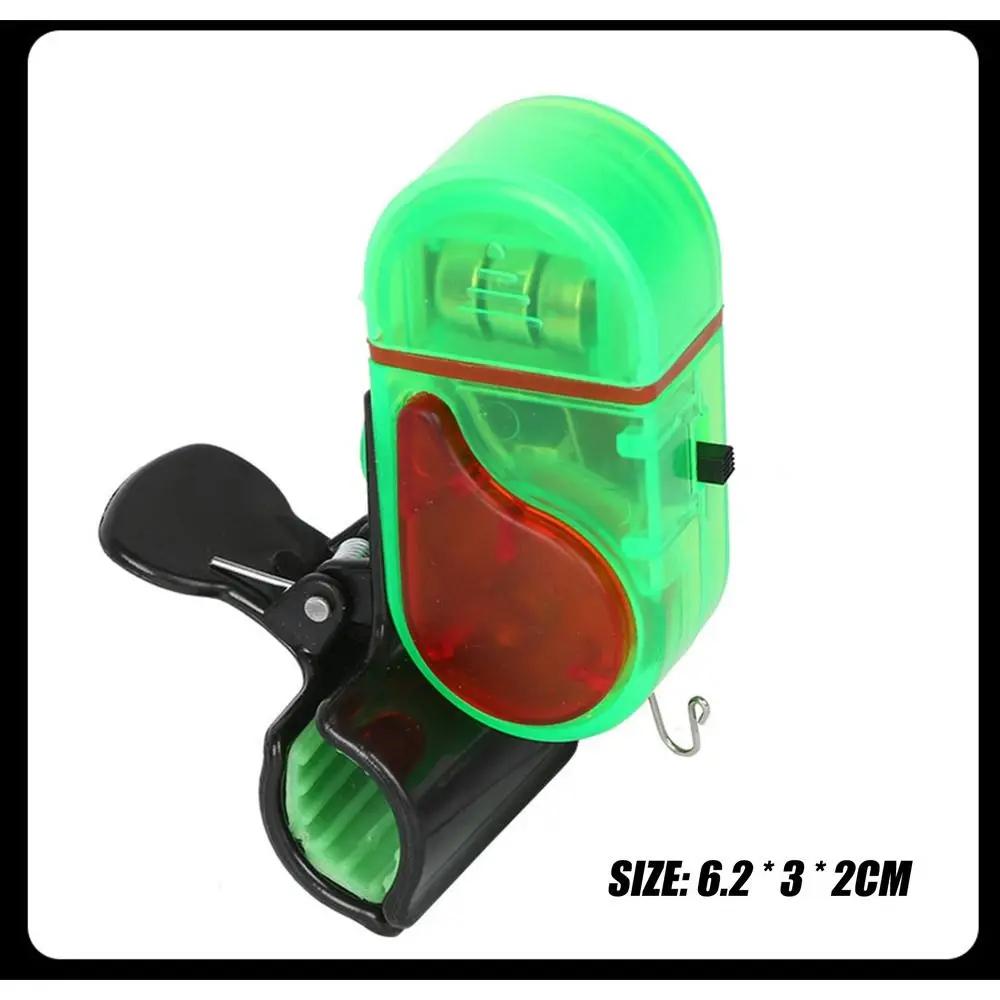 Clochette alarme de touche haute sensibilité - Accessoire pêche avec clip pour canne et buzzer intégré