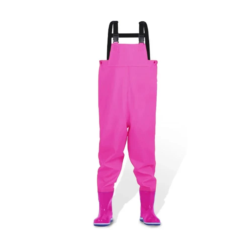 Combinaison de pêche enfant 2024 imperméable avec bottes intégrées, séchage rapide pour garçons et filles