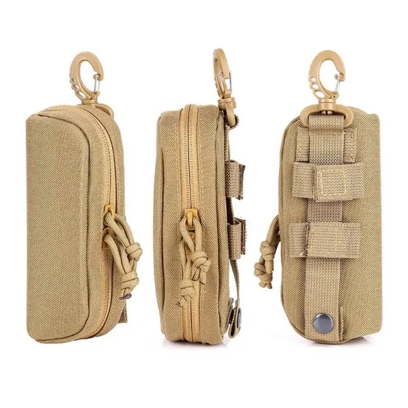 Étui MOLLE tactique 1000D pour lunettes de pêche - Nylon anti-choc, portable et étanche