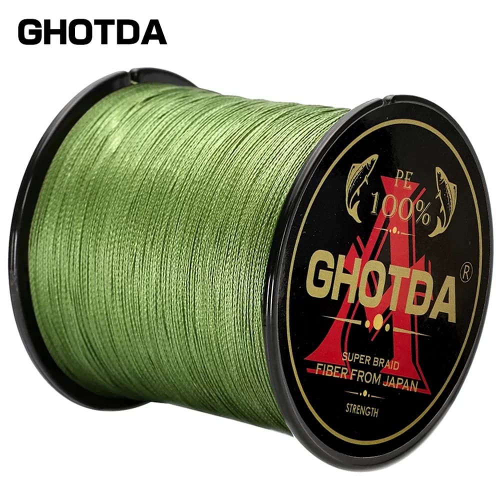 Ligne GHOTDA 300-1000m 4 brins multifilament pêche carpe 10-120lb - Grande capacité