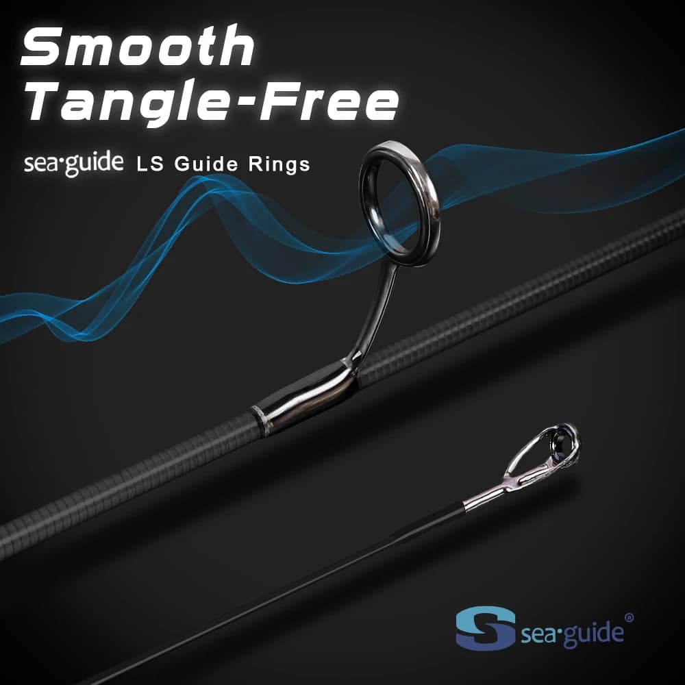 Canne Nano Jig spinning ultra-légère 1.68m 1.83m 0.5-2g action rapide truite bar eau douce mer