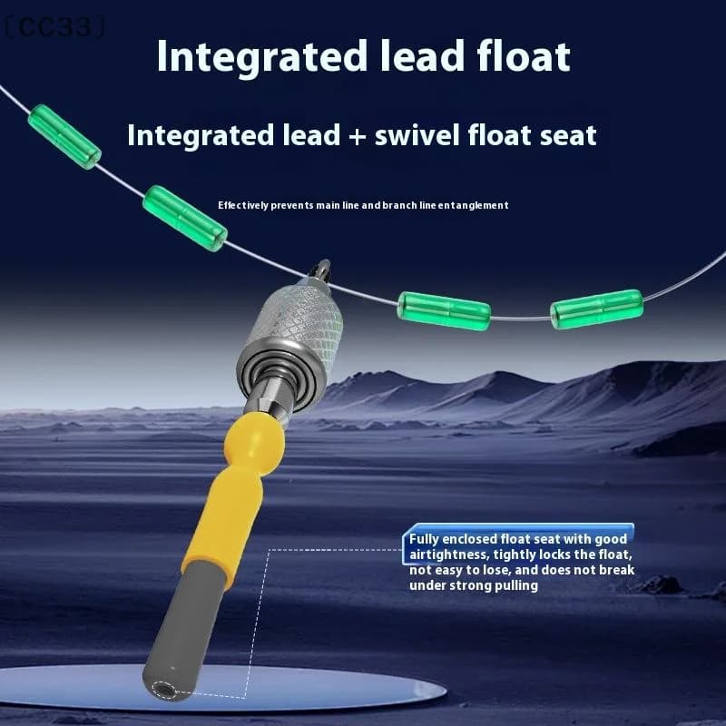 Plomb de pêche goutte d'eau avec échelle cylindrique - Poids compact ajustable proportionnel