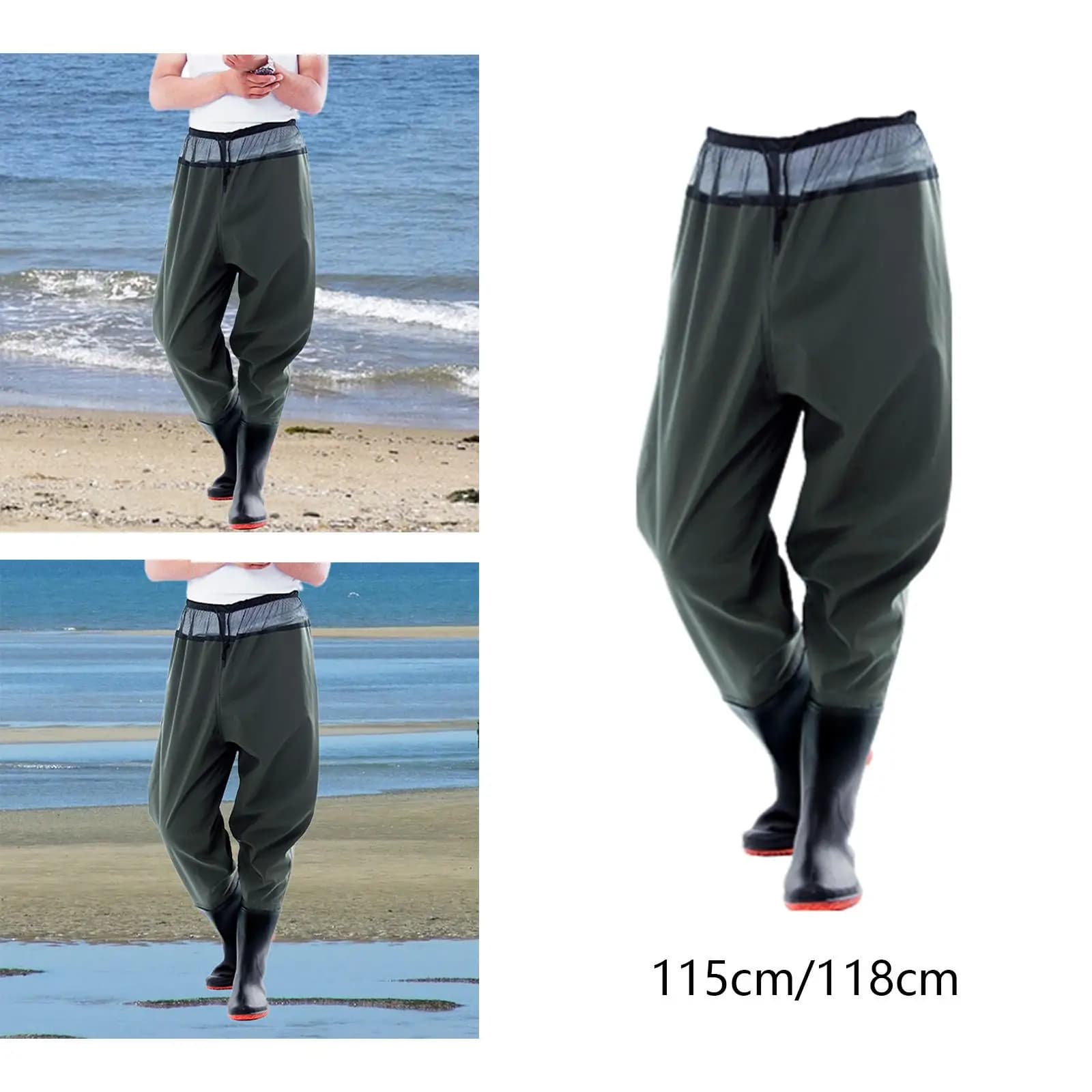 Waders PVC anti-dérapants imperméables taille - Pour pêche jardinage escalade activités aquatiques