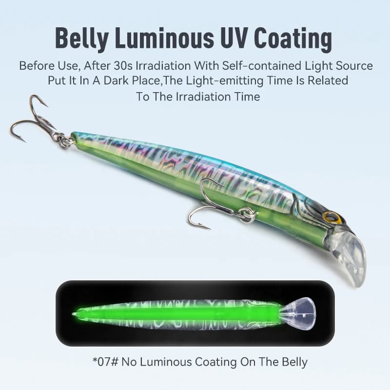 Leurre de pêche dur leurre souple minnow coulant 60 à 105mm pour lancer long et pêche sportive magnétique