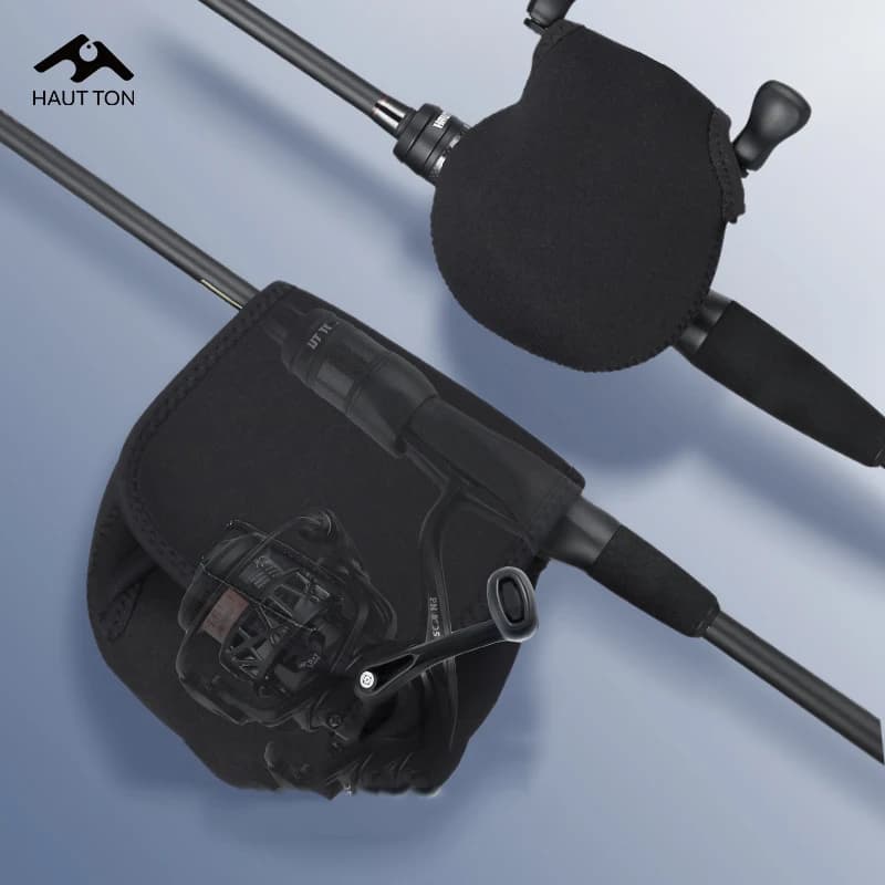 Housse canne à pêche universelle ajustable 1.2-2.7m étanche avec bretelle - étui leurres durable zippé