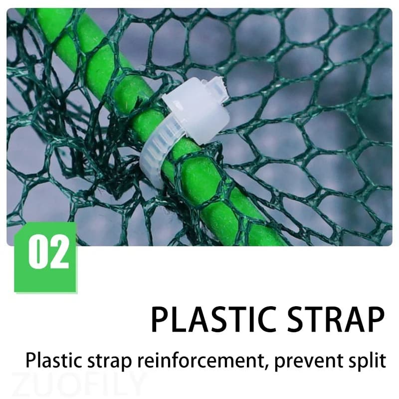 Piège à poissons et crustacés pliable en nylon - Cage filet pour écrevisses, crabes et crevettes