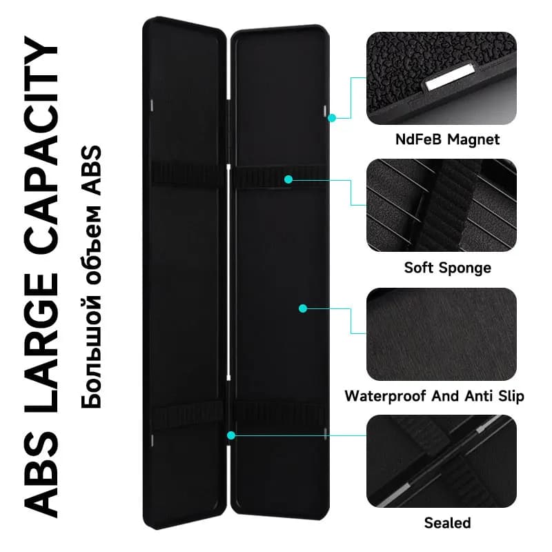 Set 12 Flotteurs Nano Pêche + Boîte ABS Haute Sensibilité Équipement Pêche Extérieur WAKASUILY