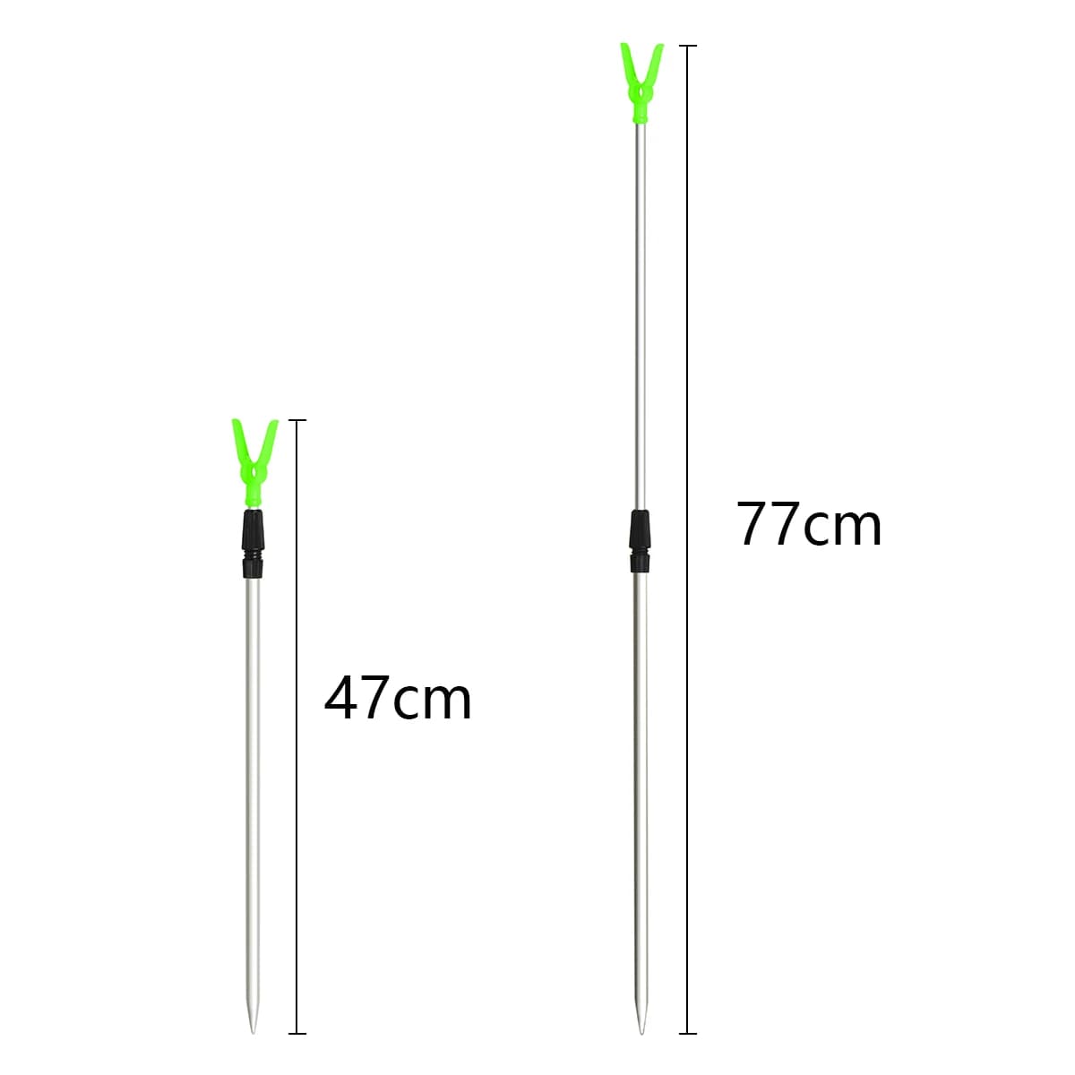 Support télescopique réglable pour canne à pêche 4 ou 8 pièces, bracket de berge extensible, accessoire pêche