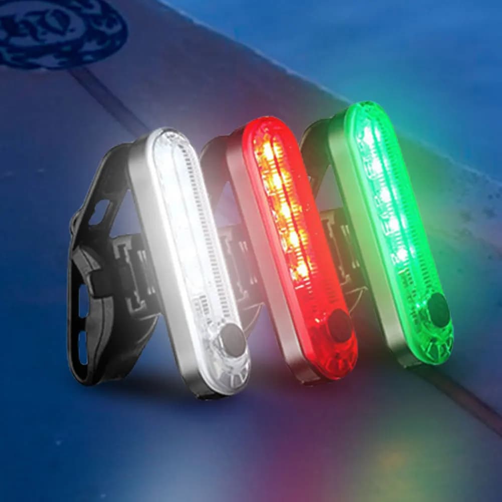 Feu de navigation LED rechargeable Type-C pour bateau - Lampe étanche 4 modes pour kayak et yacht