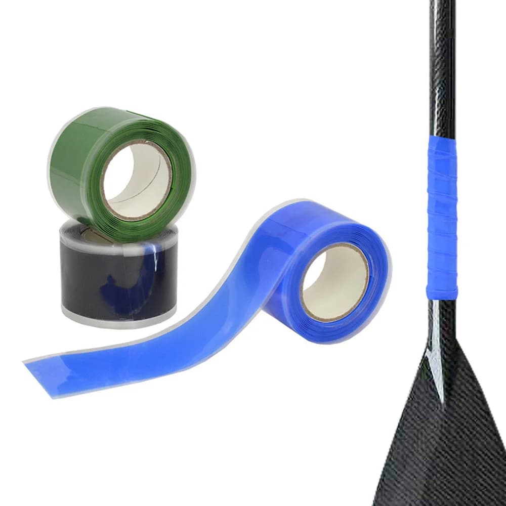 Ruban de prise silicone antidérapant pour pagaie de kayak - grip confortable pour pêche