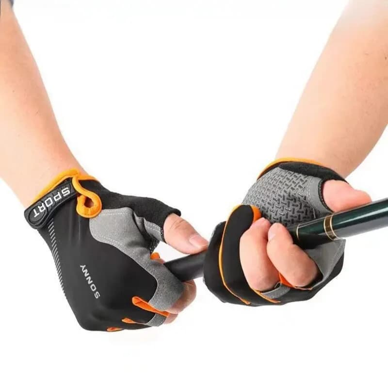 Gants professionnels capture poisson anti-dérapants pour manipulation sécurisée et remise à l'eau
