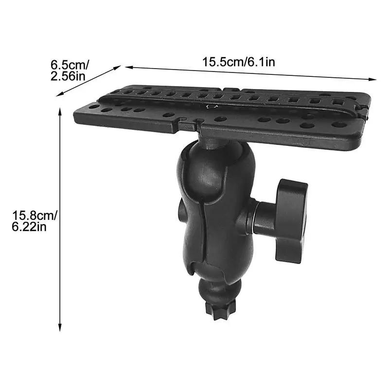 Support pivotant pour sondeur poissons GPS avec plaque de base support électronique navigation pêche