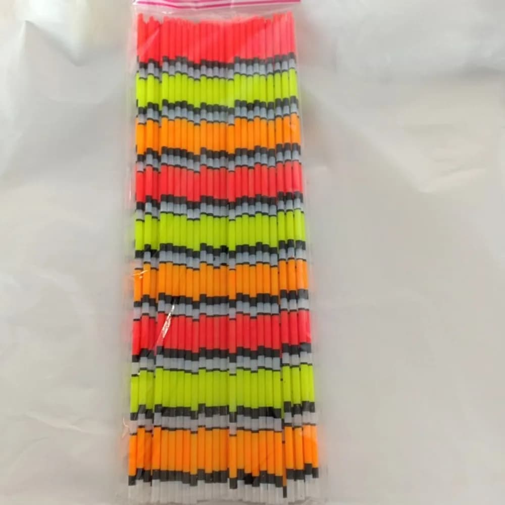 10 flotteurs pêche queue droite cône pointe visibilité accrue dérive accessoires équipement