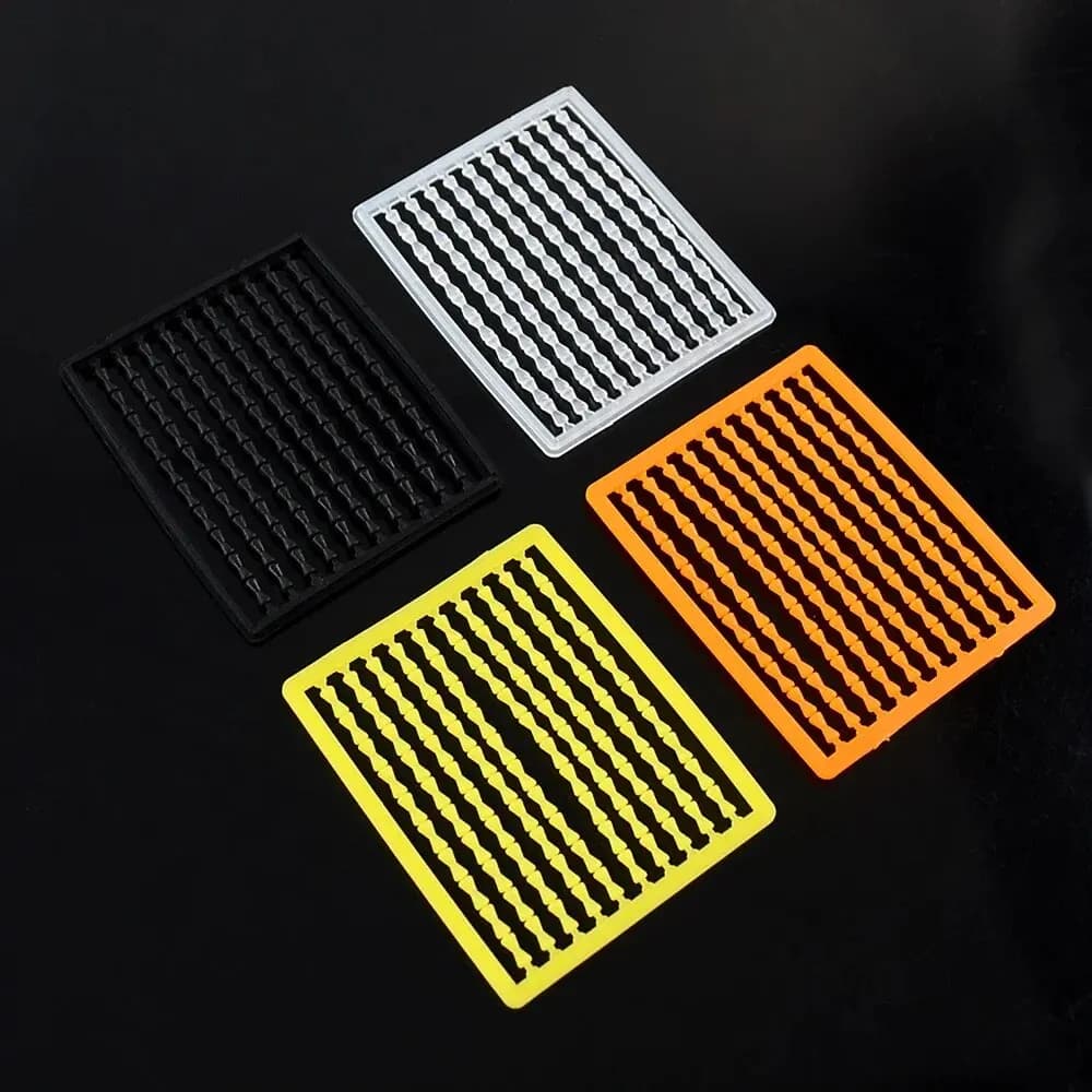 5 stops à boilies Hirisi pour montages carpistes avec cheveu et montage Dumbell - accessoires AH162