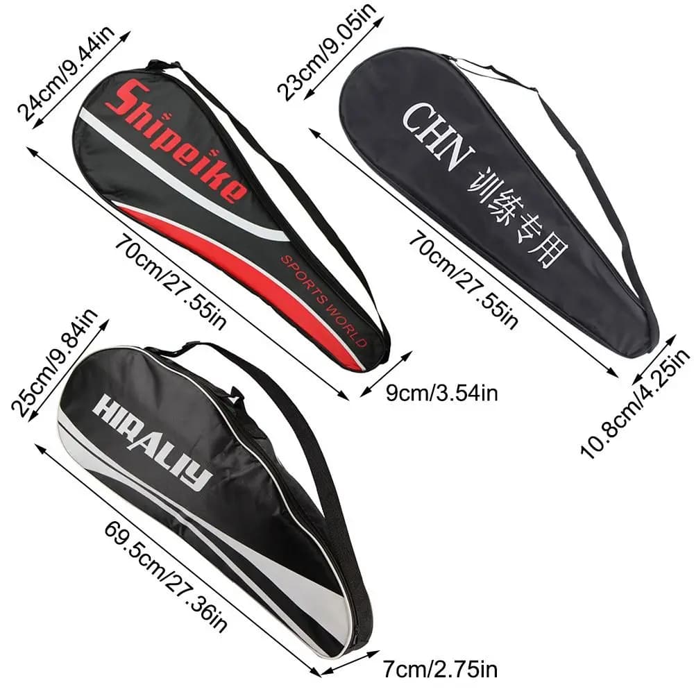 Sac étanche oxford multicolore pour raquettes badminton : pochette professionnelle indoor outdoor