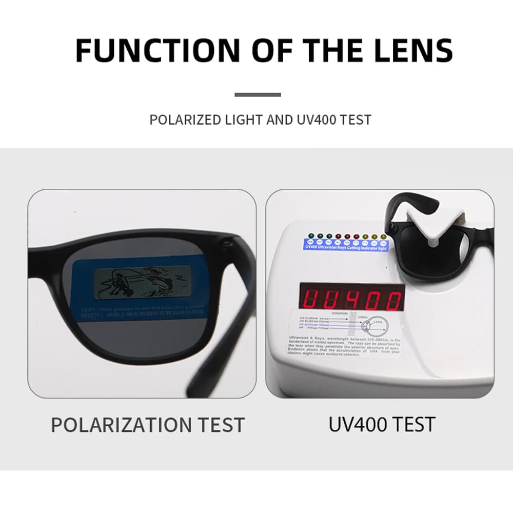 Lunettes de pêche polarisées homme femme UV400 - Conduite, randonnée, vélo - Protection optimale