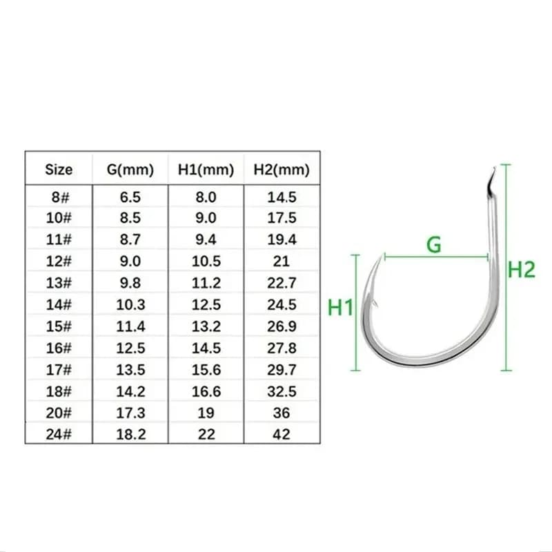 20/100pcs Slow Jigging Assist Hook Barbed Single Jig avec plumes - Hameçons acier carbone pêche