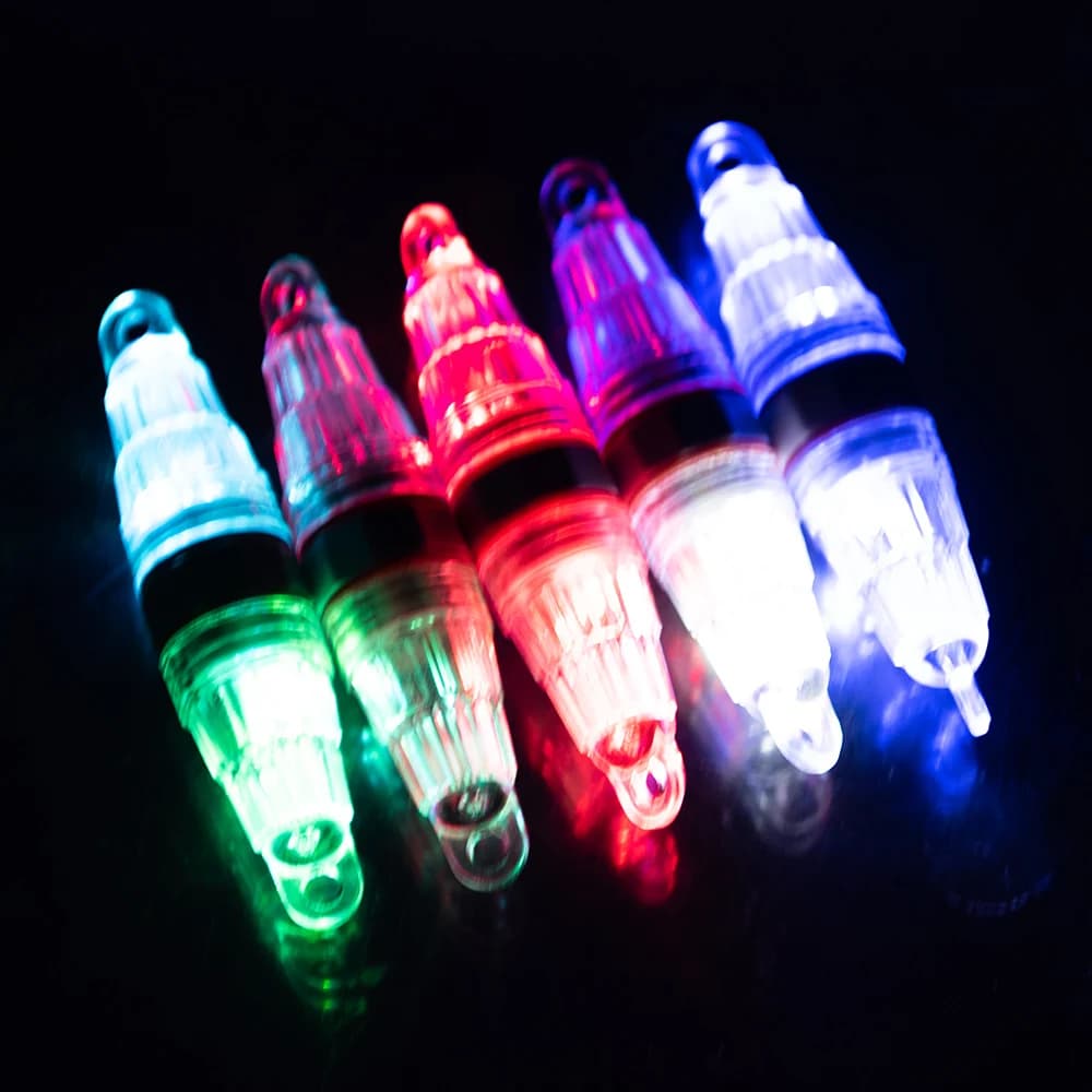 Lampe de pêche LED étanche sans batterie, lumière clignotante double tête pour attirer les poissons en