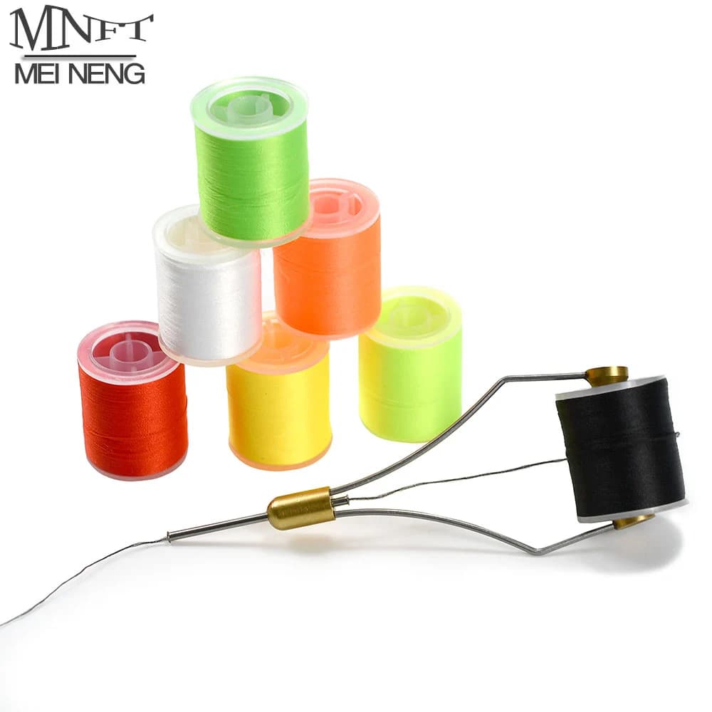 Fil de montage de mouche 150D polyester MNFT, 2 bobines multi-filaments pour matériel de pêche à la mouche