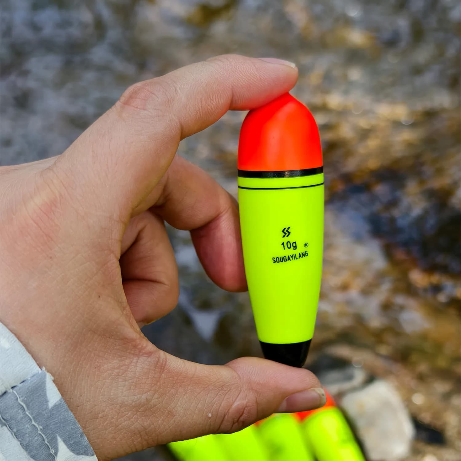 Flotteurs Sougayilang EVA 5 pièces pour pêche en mer et roche, poids leurre 10-100g, sticks lumineux