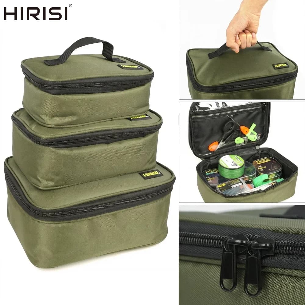 Sac pêche carpe multifonction Hirisi PVC Oxford - Rangement moulinets leurres accessoires pêche