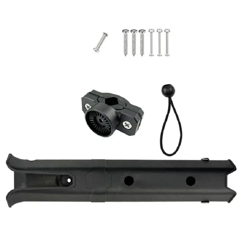 Support canne pêche réglable avec tube et pince pour bateau kayak yacht fixation facile et stable