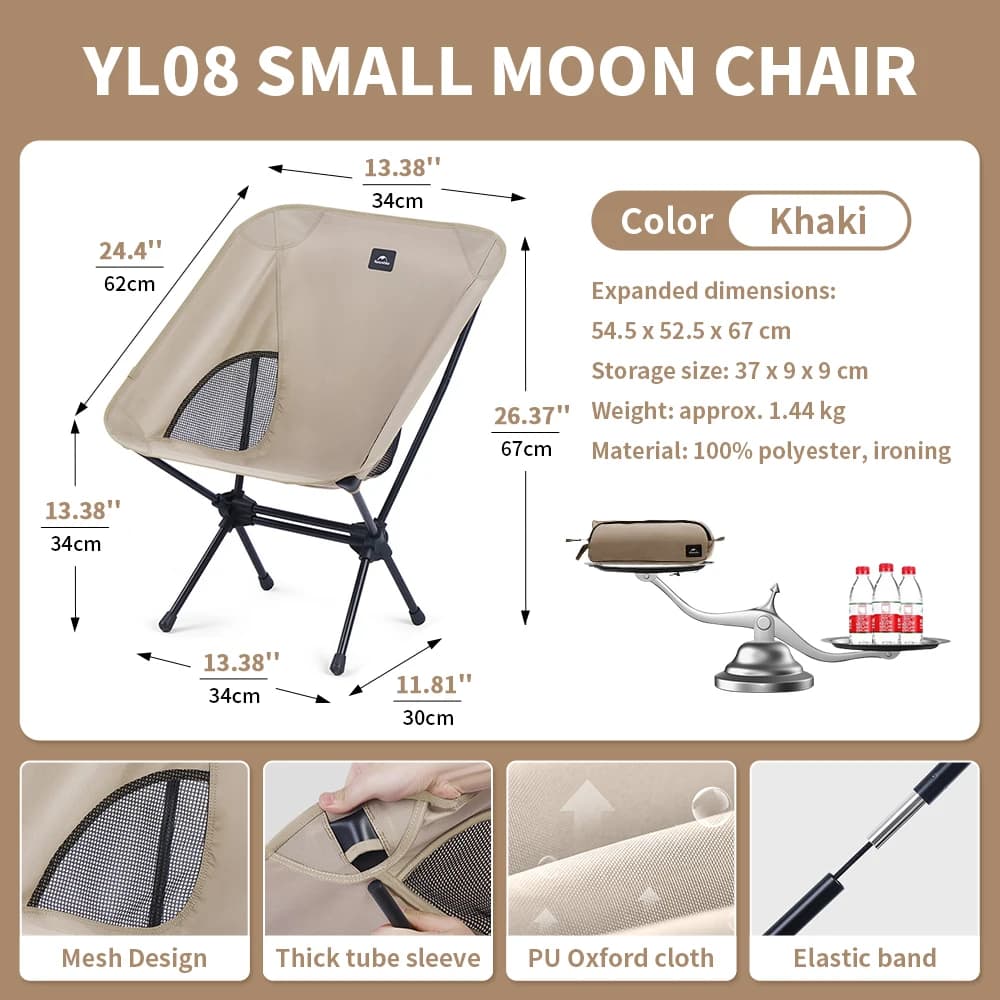 Chaise plage pêche Naturehike 2025 ultra-légère large pliante pour voyage et pique-nique