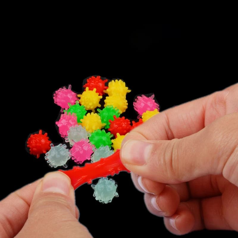 Billes épineuses flottantes multicolores saveur maïs pour carpe - Appâts mine souples