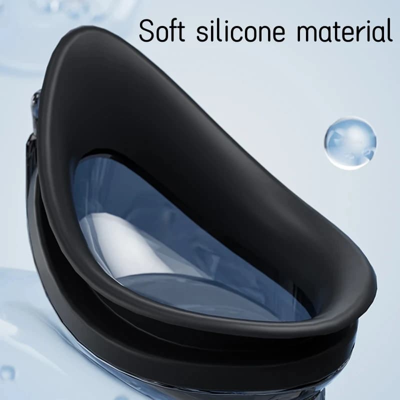Lunettes natation unisexes professionnelles - étanches HD anti-buée sans fuite protection UV complète