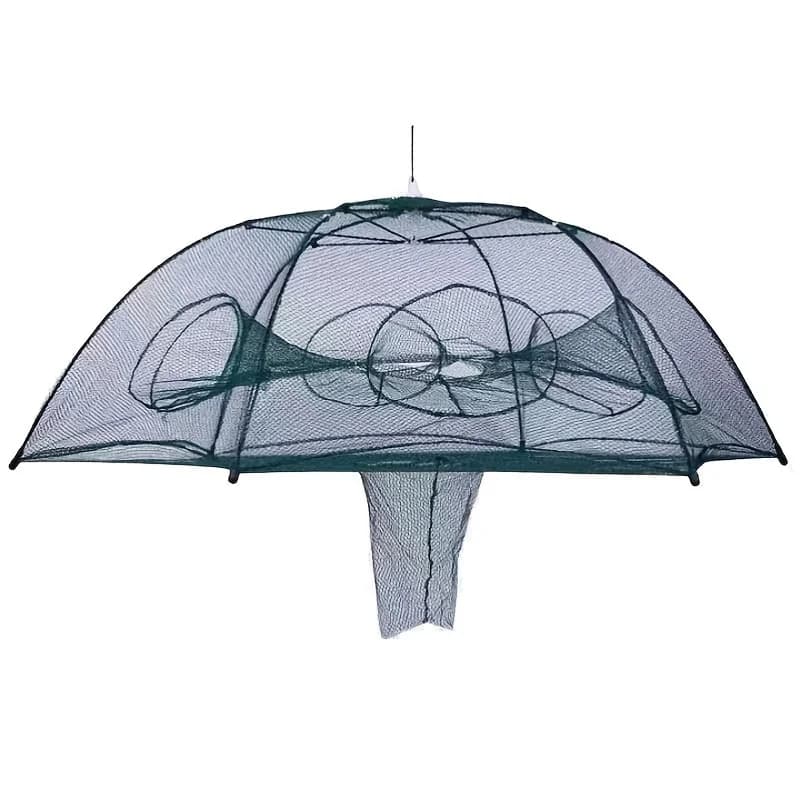 Filet de pêche hexagonal pliable portable - Idéal pour crevettes et petits poissons en eau douce