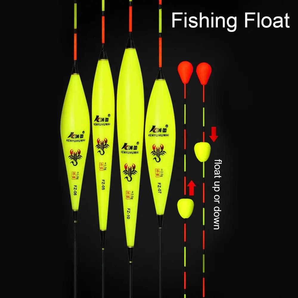 Flotteur composite nano pour pêche myope, bille flottante perle avec indicateur de touche, canne et ligne