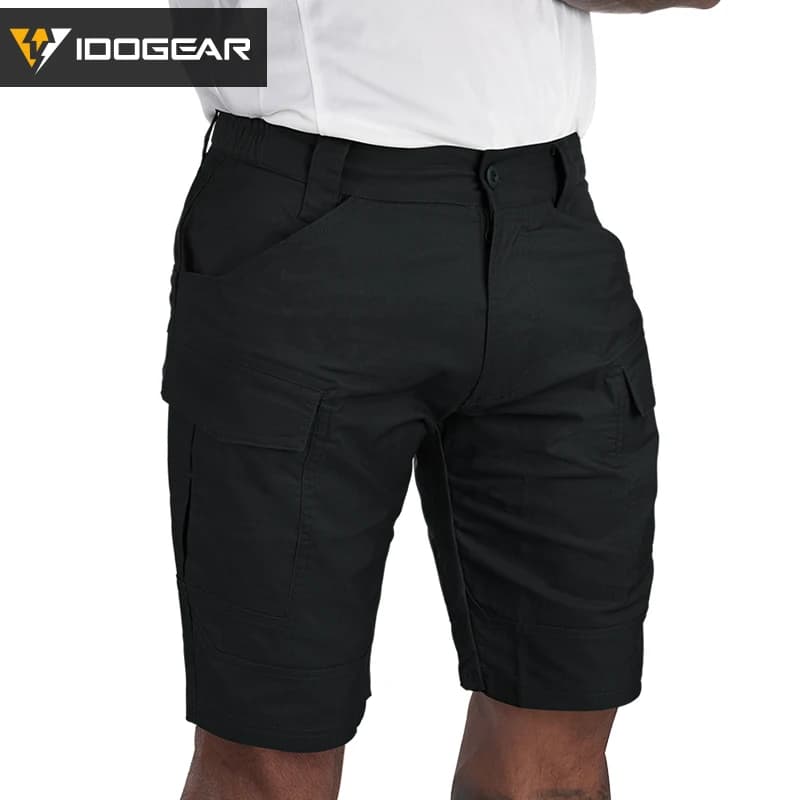 Short tactique pêche IDOGEAR homme séchage rapide multi-poches stretch randonnée vélo été