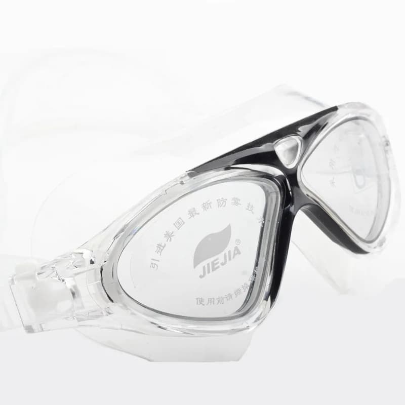 Lunettes de natation électroplaquées 2023 - grand cadre étanche anti-buée UV pour sport aquatique