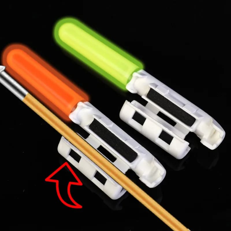 Lampe LED électronique pour canne pêche nocturne - flotteur lumineux étanche CR322/CR425